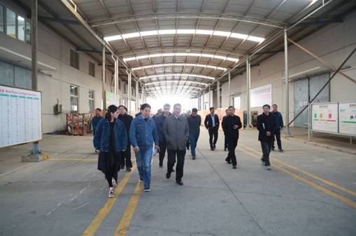 富怡快訊--熱烈歡迎天津市政府質量工作考核組蒞臨天津寶盈考察指導 ！