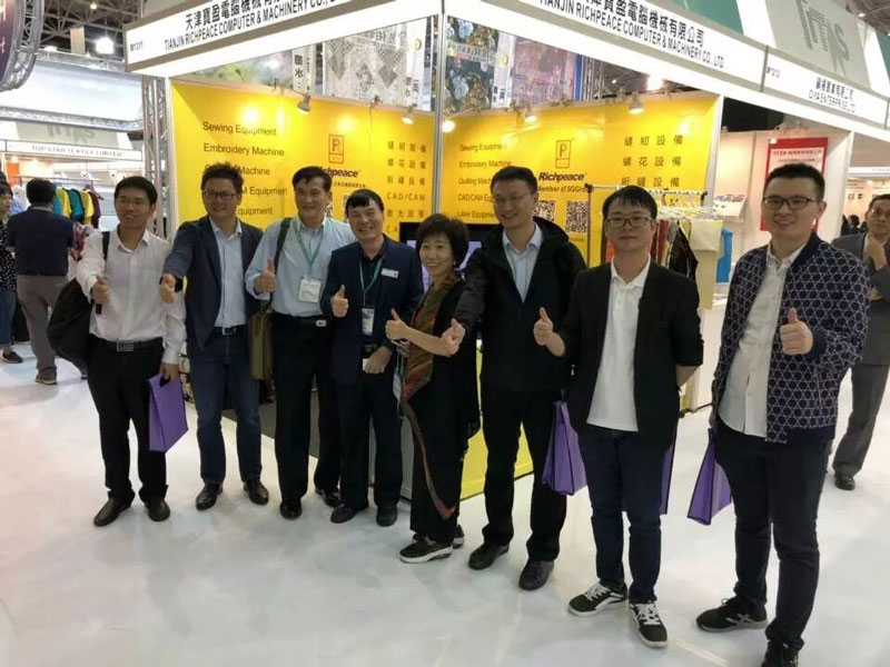 TITAS臺北紡織展，富怡展品備受青睞！