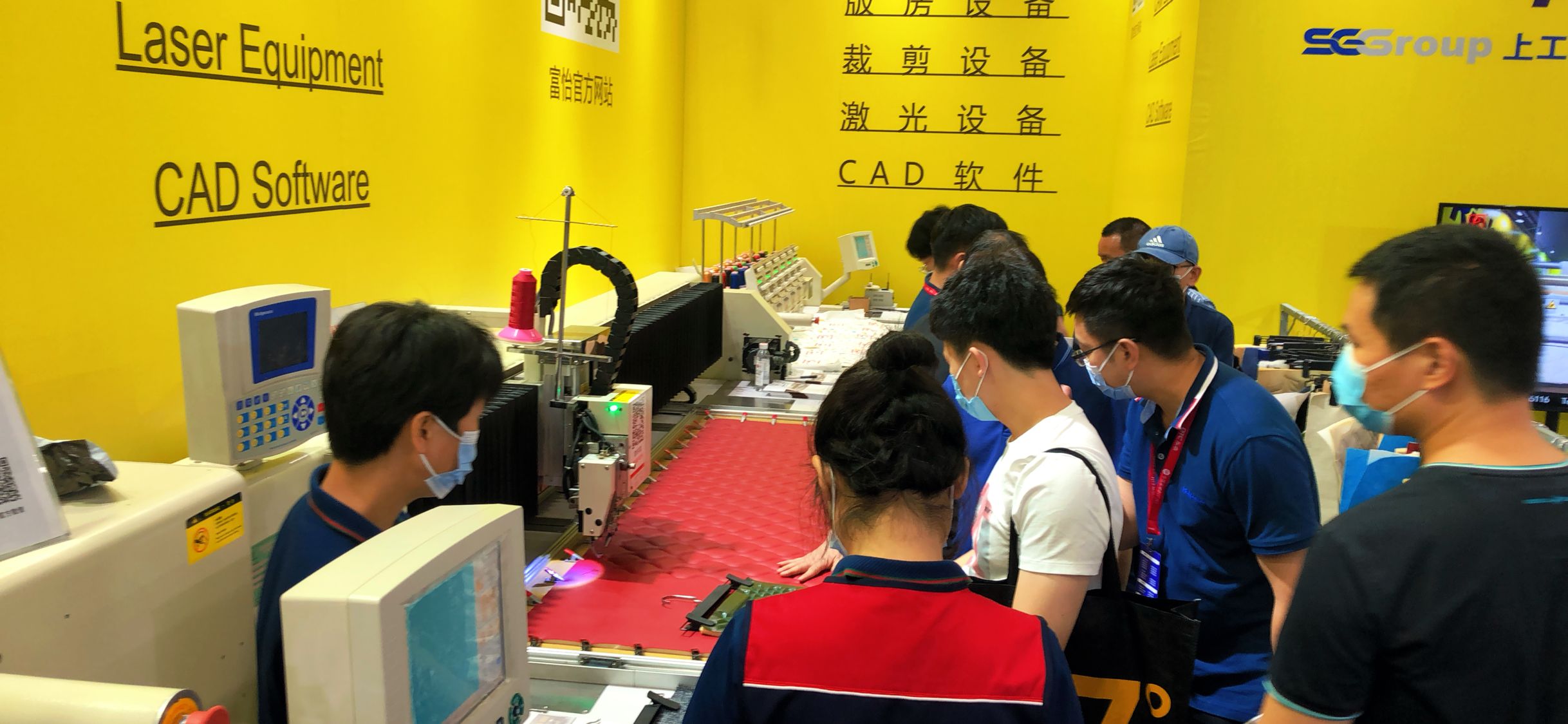 上工富怡廣州木工機械展，展位人氣持續火爆